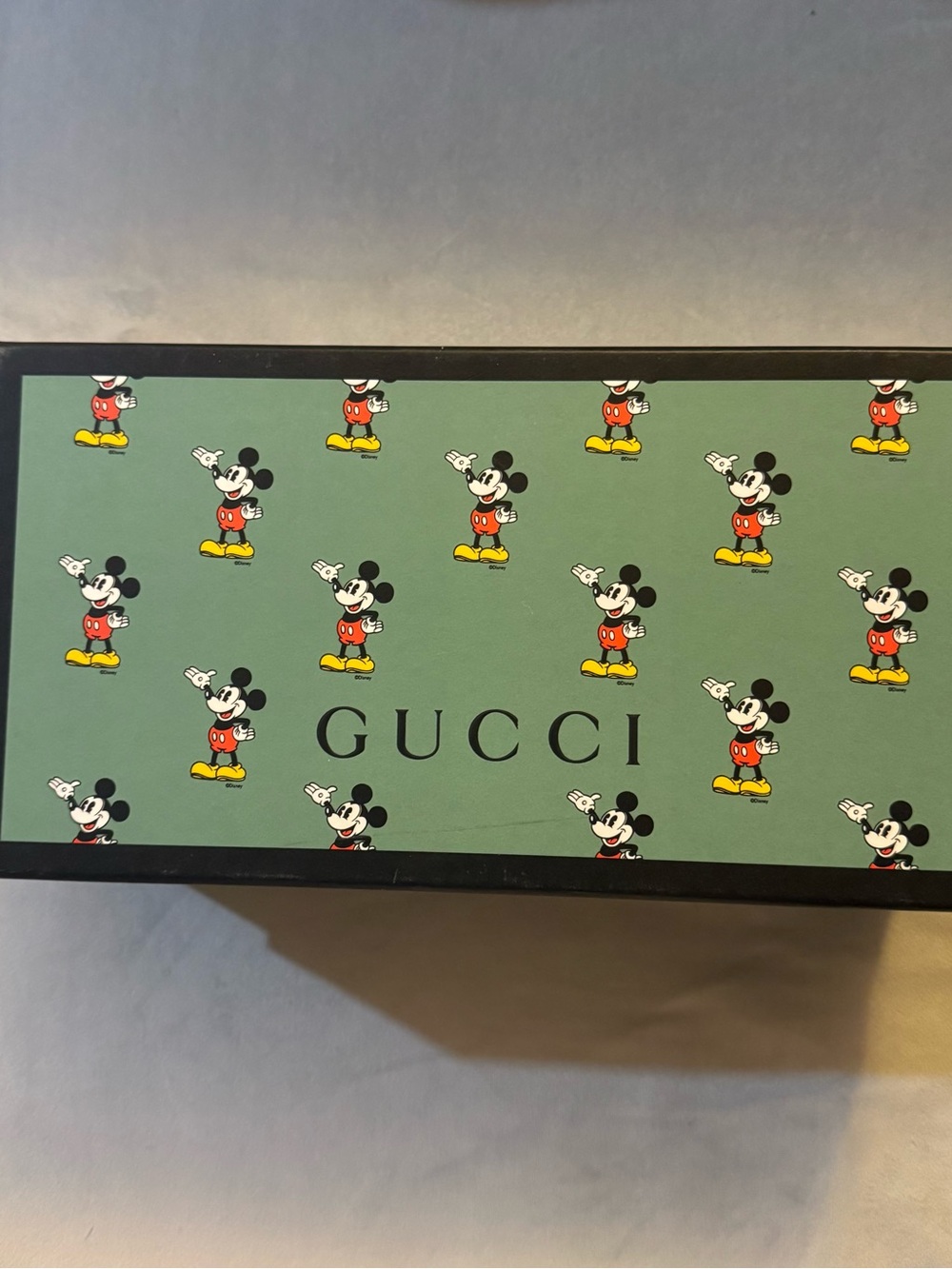Disney x Gucci Women’s Mickey Print Brown Slide Sandals - Picture 5 of 8